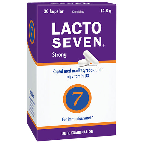 LactoSeven Strong | 30 kapsler fra LactoSeven