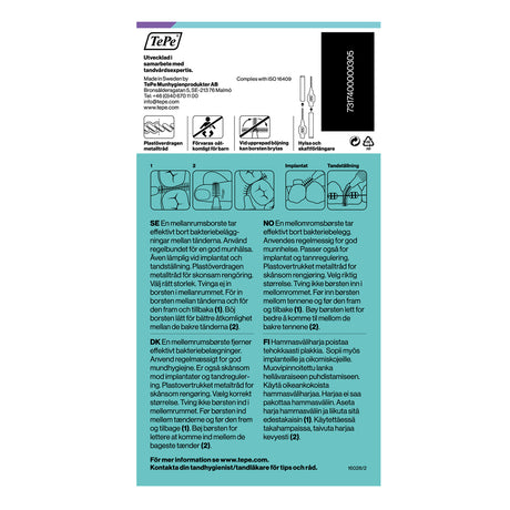 Angle Vinklet Mellomromsbørster fra TePe