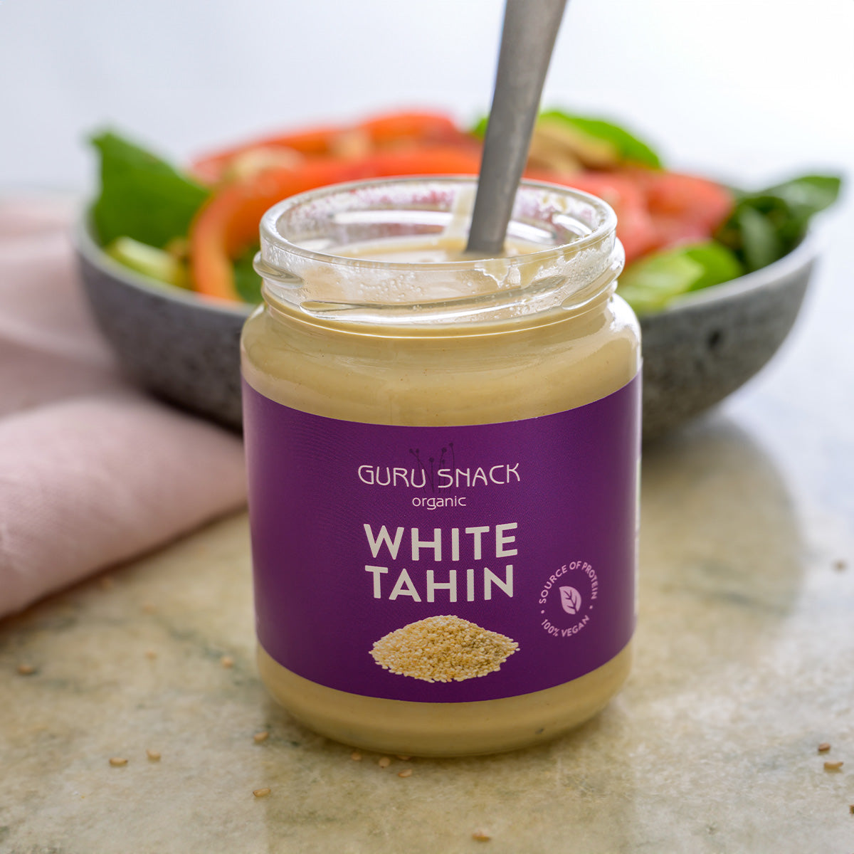 Tahin Hvit Øko fra Guru Snack