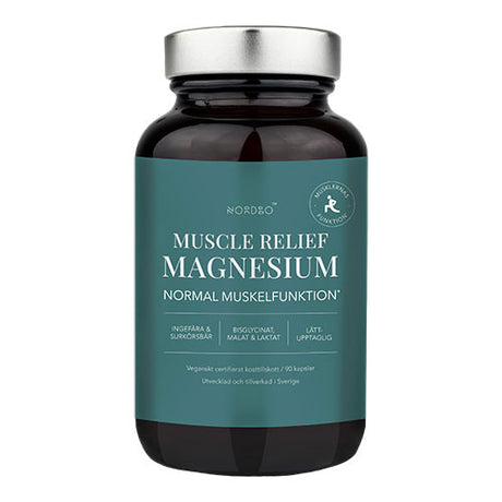 NORDBO Muscle Relief Magnesium | 90 kapsler fra NORDBO