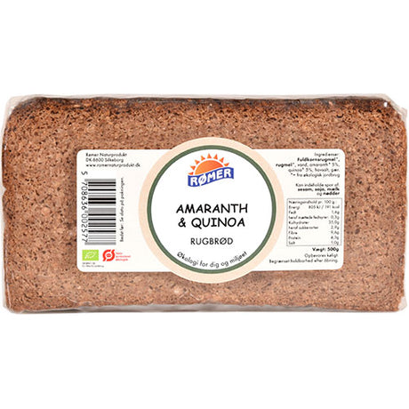 Amaranth Og Quinoa Brød I Skiver Øko fra Rømer