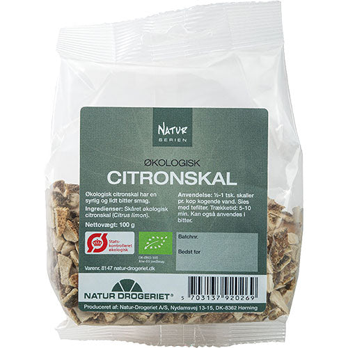 Tørket Sitronskall Øko fra Natur-Drogeriet