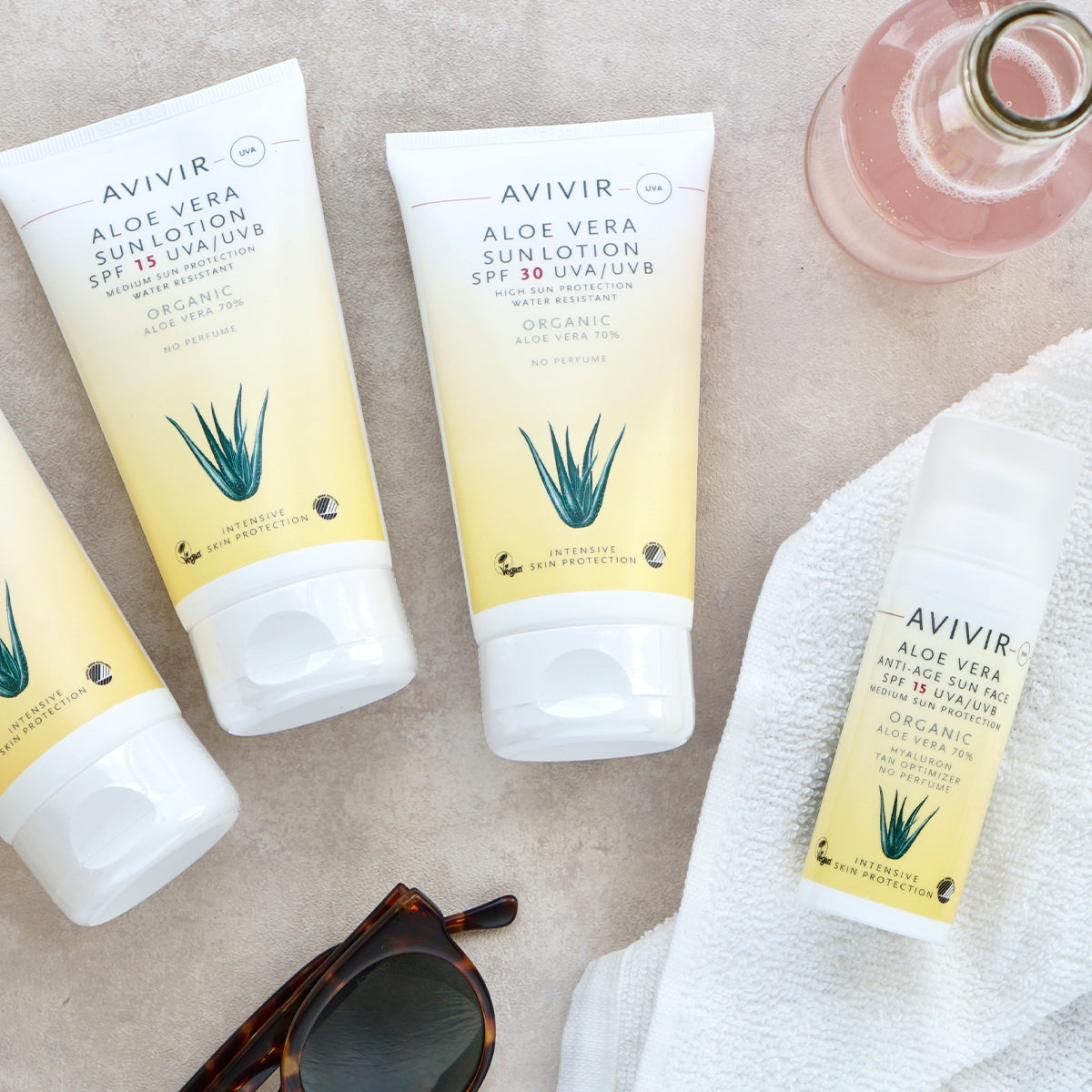 Aloe Vera Sun Lotion Spf15 fra Avivir