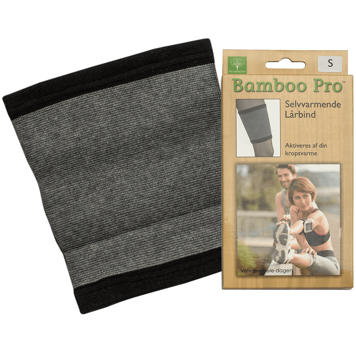Bamboo Pro Lårbind Selvvarmende | Str. S