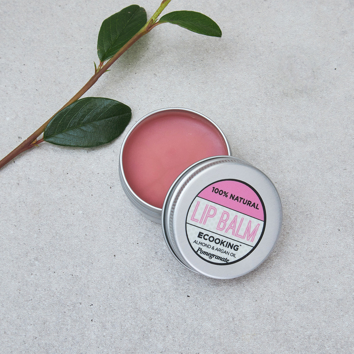 Lip Balm Granateple fra Ecooking