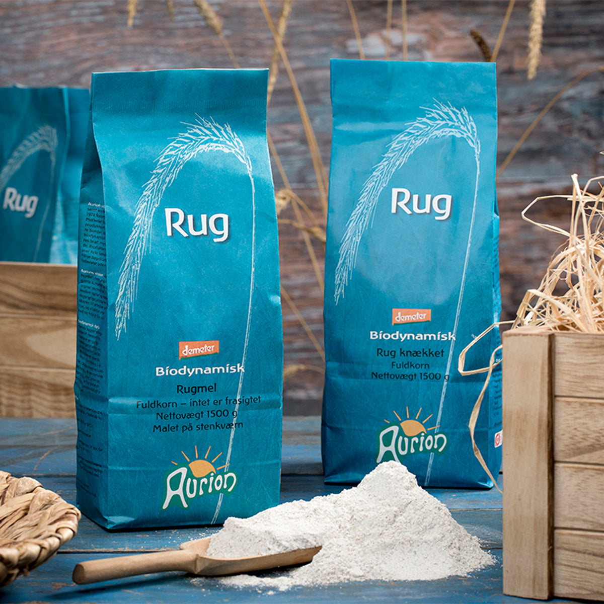 Knekt Rug Øko Demeter fra Aurion