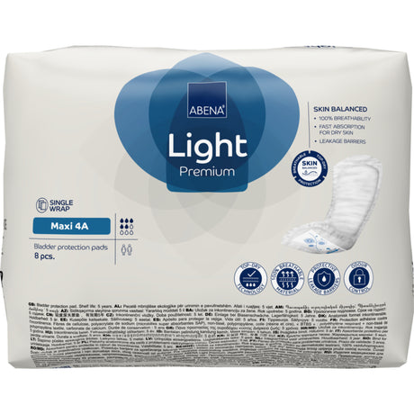 Light Maxi 4A, Kroppsformet Inkontinensbeskyttelse med teip, Premium fra Abena