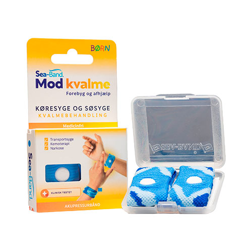 Seaband Mod Kvalme Barn Blå fra Seaband