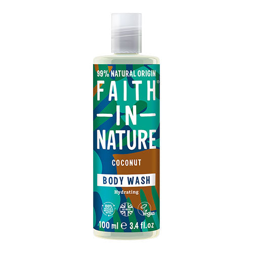 Faith in Nature Body Wash (100 ml) | Kokos fra Faith in Nature