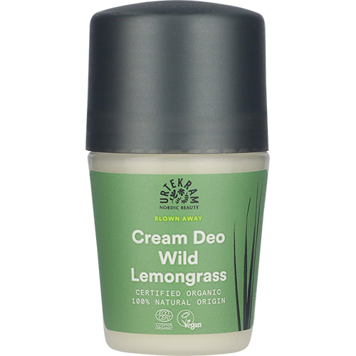 Urtekram Creme Deo Roll On Wild Lemongrass | 50 ml fra Urtekram