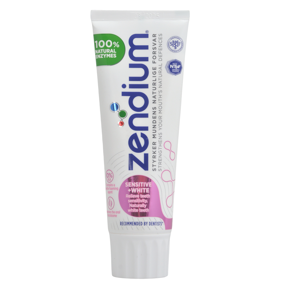 Tannkrem Sensitive Whitener fra Zendium