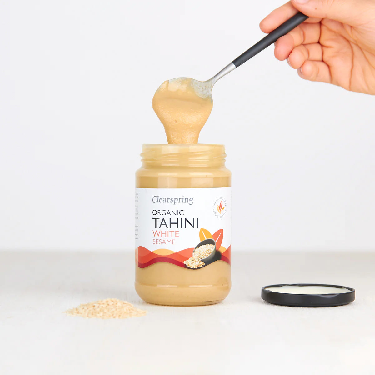 Tahin hvit sesam Ø fra Clearspring