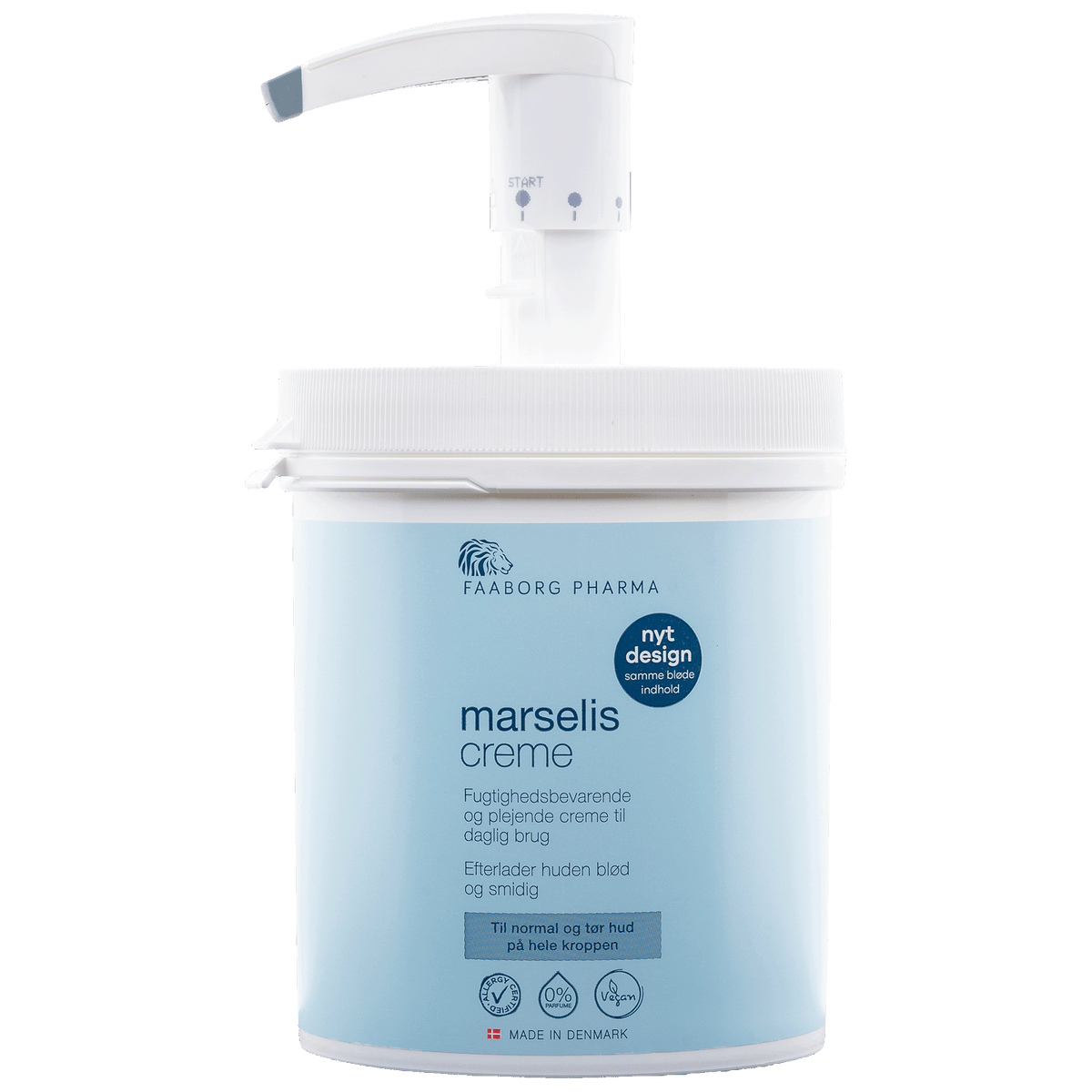Faaborg Pharma Marselis Orig. Krem Krukke m/Pumpe | 1000 ml