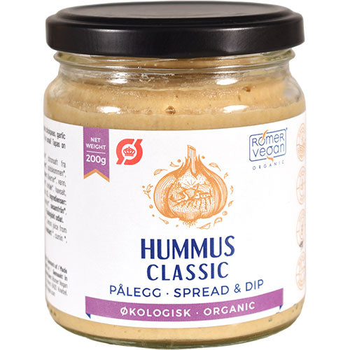 Smørepålegg Hummus Hvitløk Sitron Øko fra Rømer