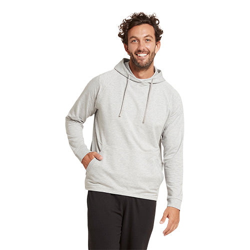 Boody Men´s Weekend Pullover Hoodie Grey Marl | Str. Xl fra Boody