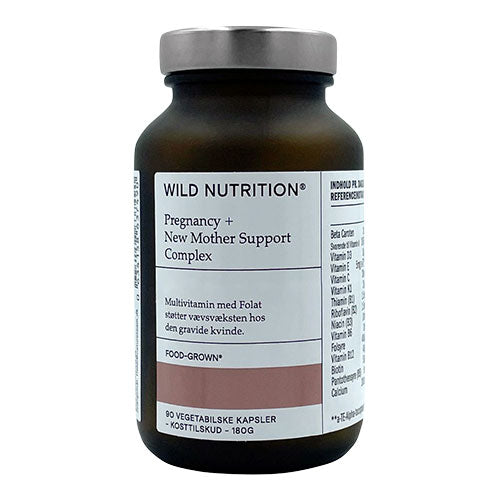 Graviditet + Nybakt Mor Support (Multivitamin) fra Wild Nutrition