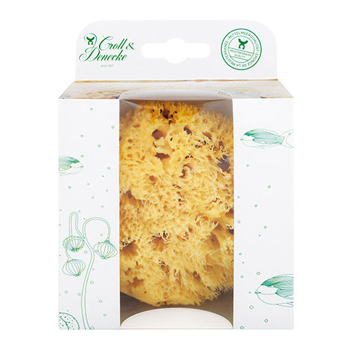 Natursvamp (12 cm) i gaveeske - 100% biologisk nedbrytbart fra Croll & Denecke