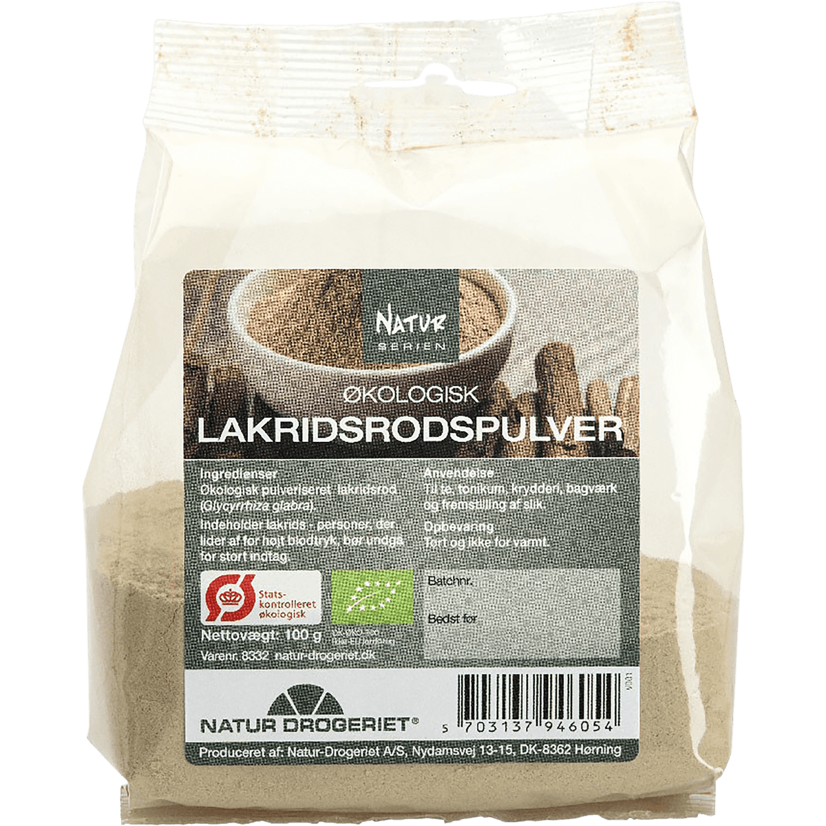 Natur-Drogeriet Lakrisrot Pulver Økologisk | 100 g fra Natur-Drogeriet