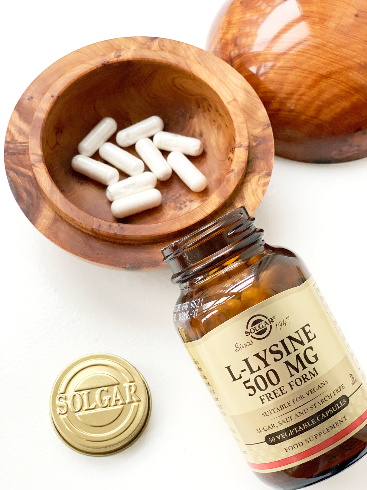 L-Lysine Aminosyre fra Solgar