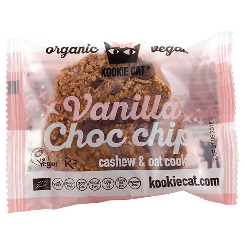 Kookie Cat Vanilla Choc Chip Ø | 50 gr fra Kookie Cat