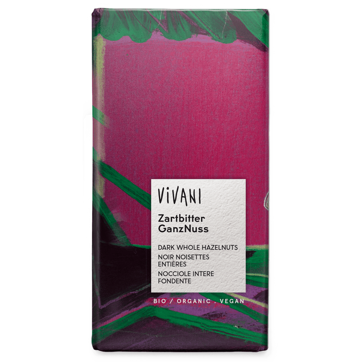 Vivani Mørk Sjokolade Med Helnøtt Økologisk | 100 g