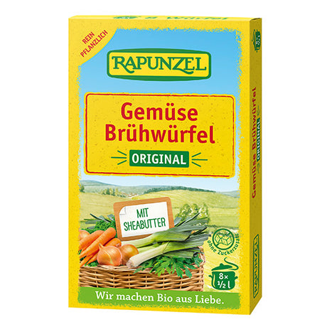 Buljongterninger 8 tern Øko fra Rapunzel