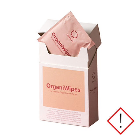 OrganiWipes Renseservietter fra OrganiCup