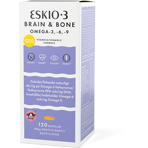 Brain & Bone Omega 3, 6, 9 fra Eskio3