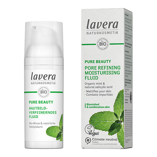 Pure Beauty Pore Refining Moisturizing Fluid fra lavera