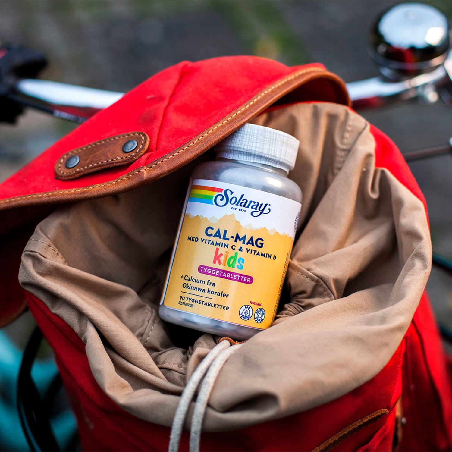 Solaray Cal-mag Kids | 90 Tabl. fra Solaray