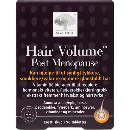 New Nordic Hair Volume Post Menopause | 90 Tabl. fra New Nordic