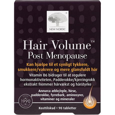 New Nordic Hair Volume Post Menopause | 90 Tabl. fra New Nordic