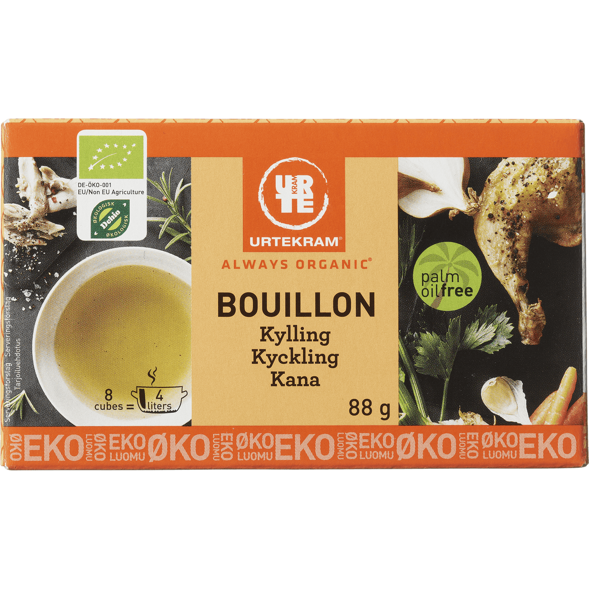 Urtekram Kyllingbuljong Økologisk | 88 g