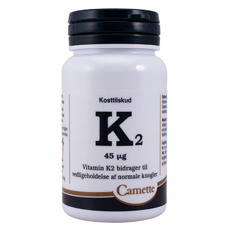 K2-vitamin 45 mcg. fra Camette