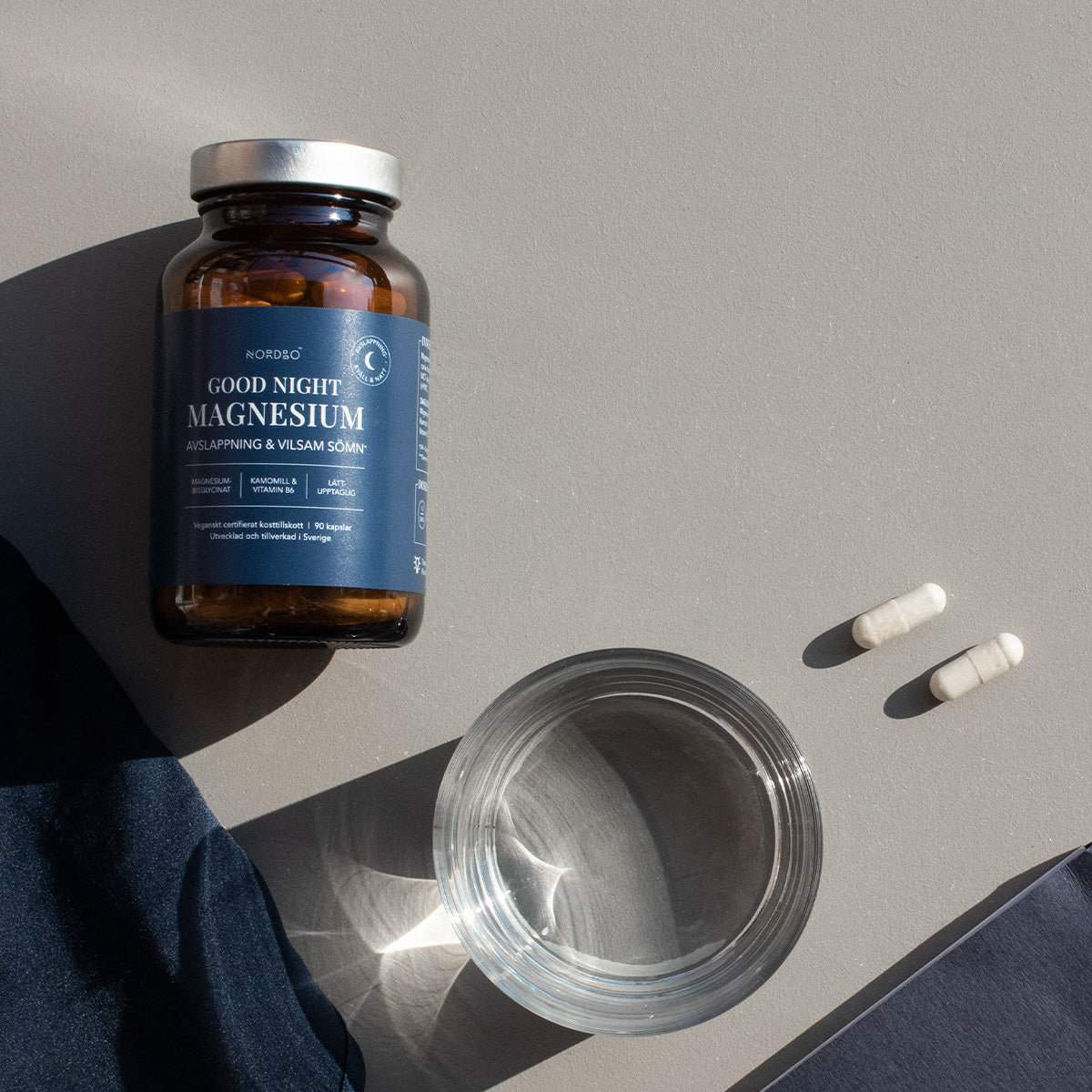 NORDBO Good Night Magnesium | 90 kapsler fra NORDBO