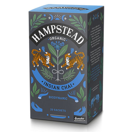 indisk Chai te Øko Demeter fra Hampstead Tea