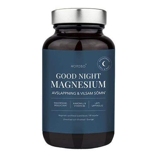 NORDBO Good Night Magnesium | 90 kapsler fra NORDBO