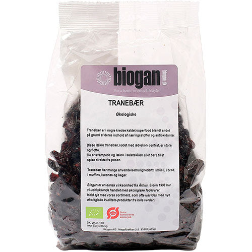 Biogan Økologisk Tranebær | 500 g fra Biogan