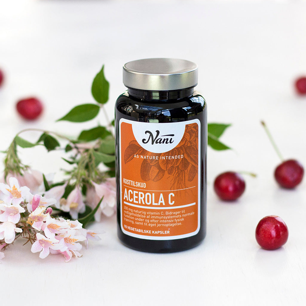 Nani Acerola C-vitamin | 90 kapsler fra Nani
