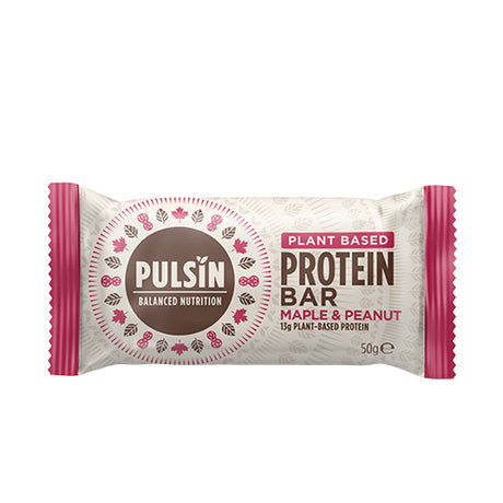 Glutenfri Proteinbar Maple & Peanut fra fra Pulsin