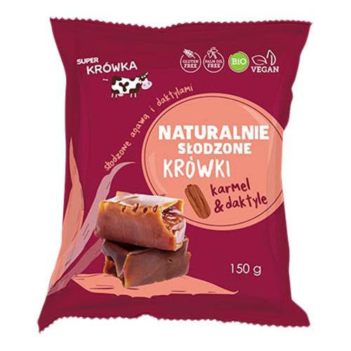 Super Fudgio Karameller Med Daddel Økologisk | 150 gr fra Super Fudgio