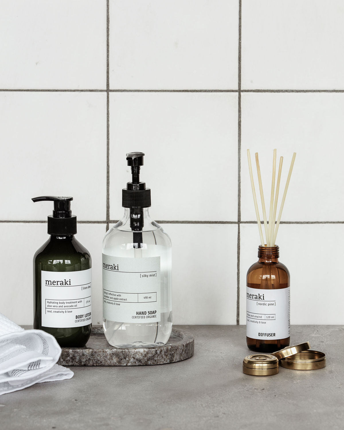 Body Lotion Linen Dew  fra Meraki