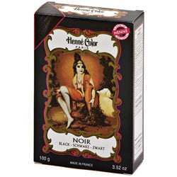 Hårfarge Pulver Svart fra Henna