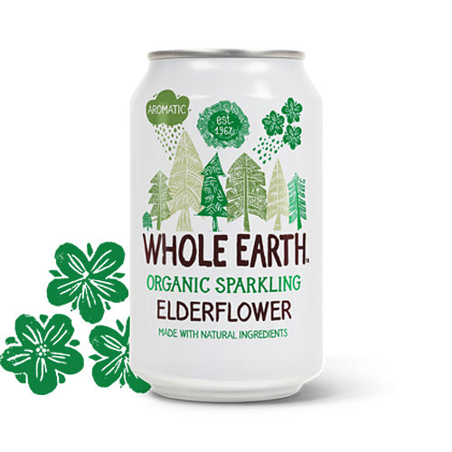 Whole Earth Hyldeblomst Sodavand Ø | 330 ml fra Whole Earth