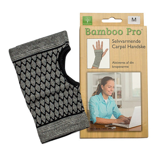 Bamboo Pro Carpal Handske | Str. M fra Bamboo Pro