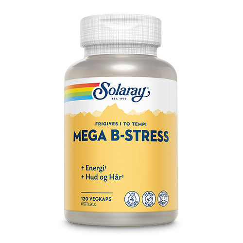 Solaray Mega B-stress | 120 kapsler fra Solaray