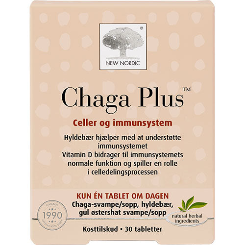 New Nordic Chaga Plus | 30 Tabl. fra New Nordic