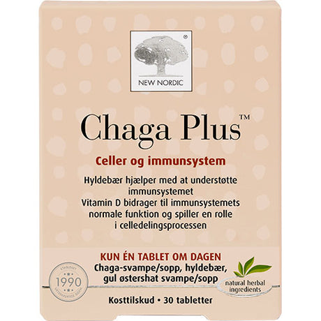 New Nordic Chaga Plus | 30 Tabl. fra New Nordic