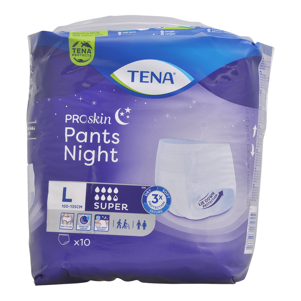 Proskin Pants Night Super - Large fra Tena