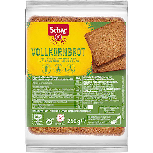 Schär Fuldkornsbrød | 250 gr fra Schär